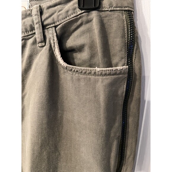 Free people x Sandrine Rose Jeans Womens sz 28 handmade Los Angeles Green - Picture 6 of 10